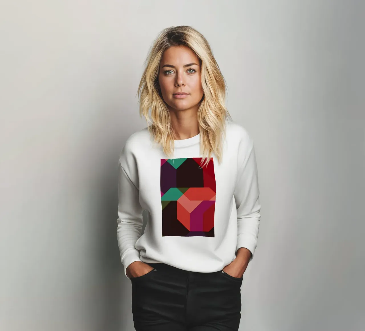 Bunter Herbst sweatshirt van XOXO Arte