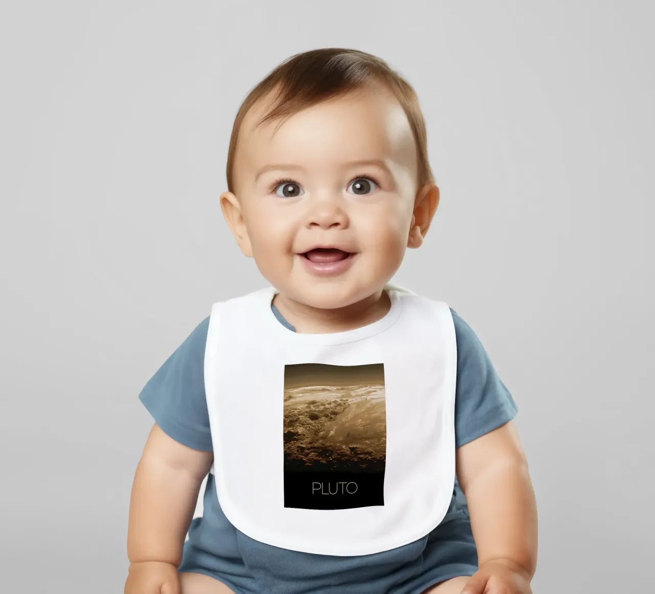 NASA Pluto Poster bavaglino da 🎁 NOBELART