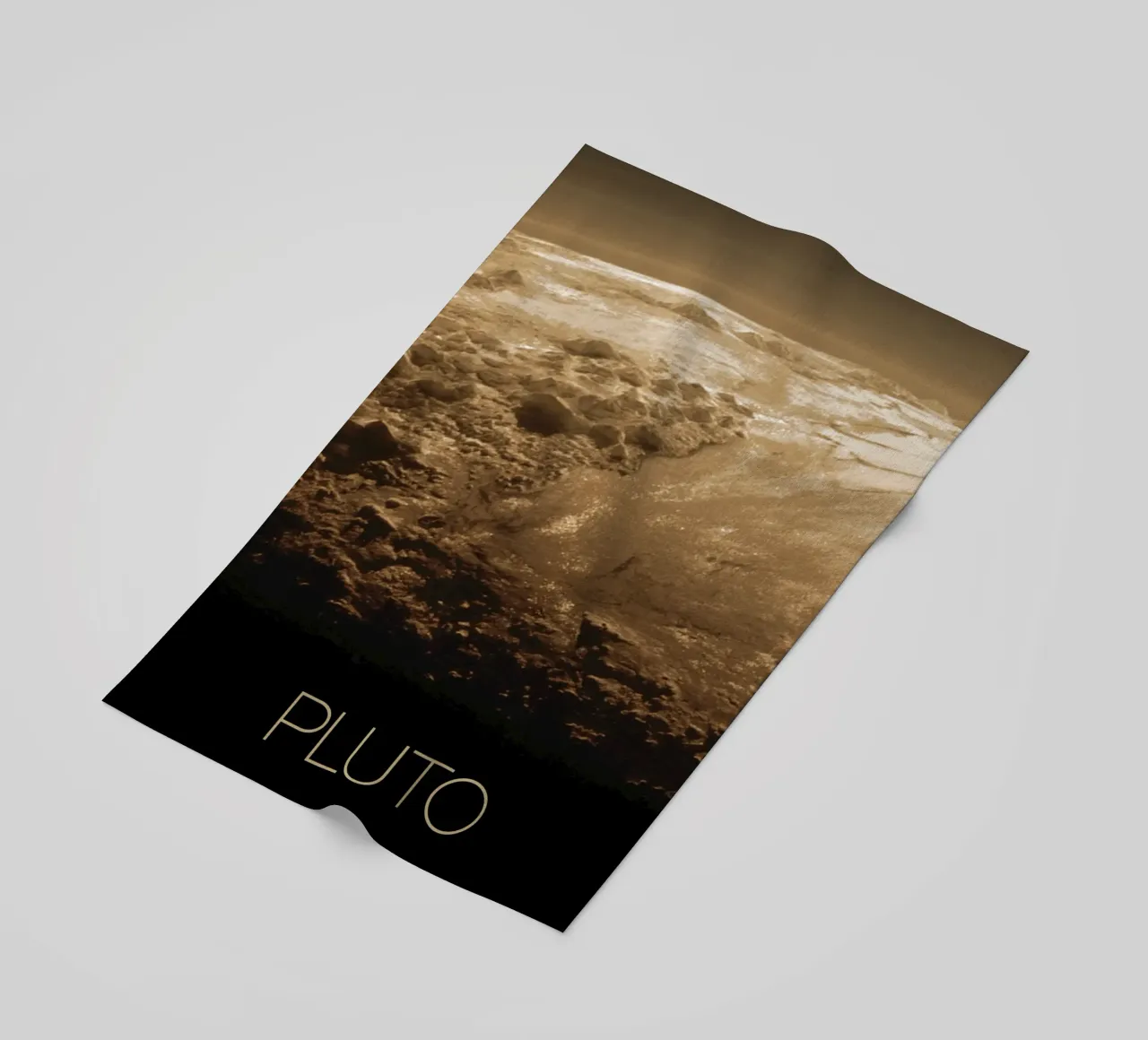NASA Pluto Poster telo mare da 🎁 NOBELART