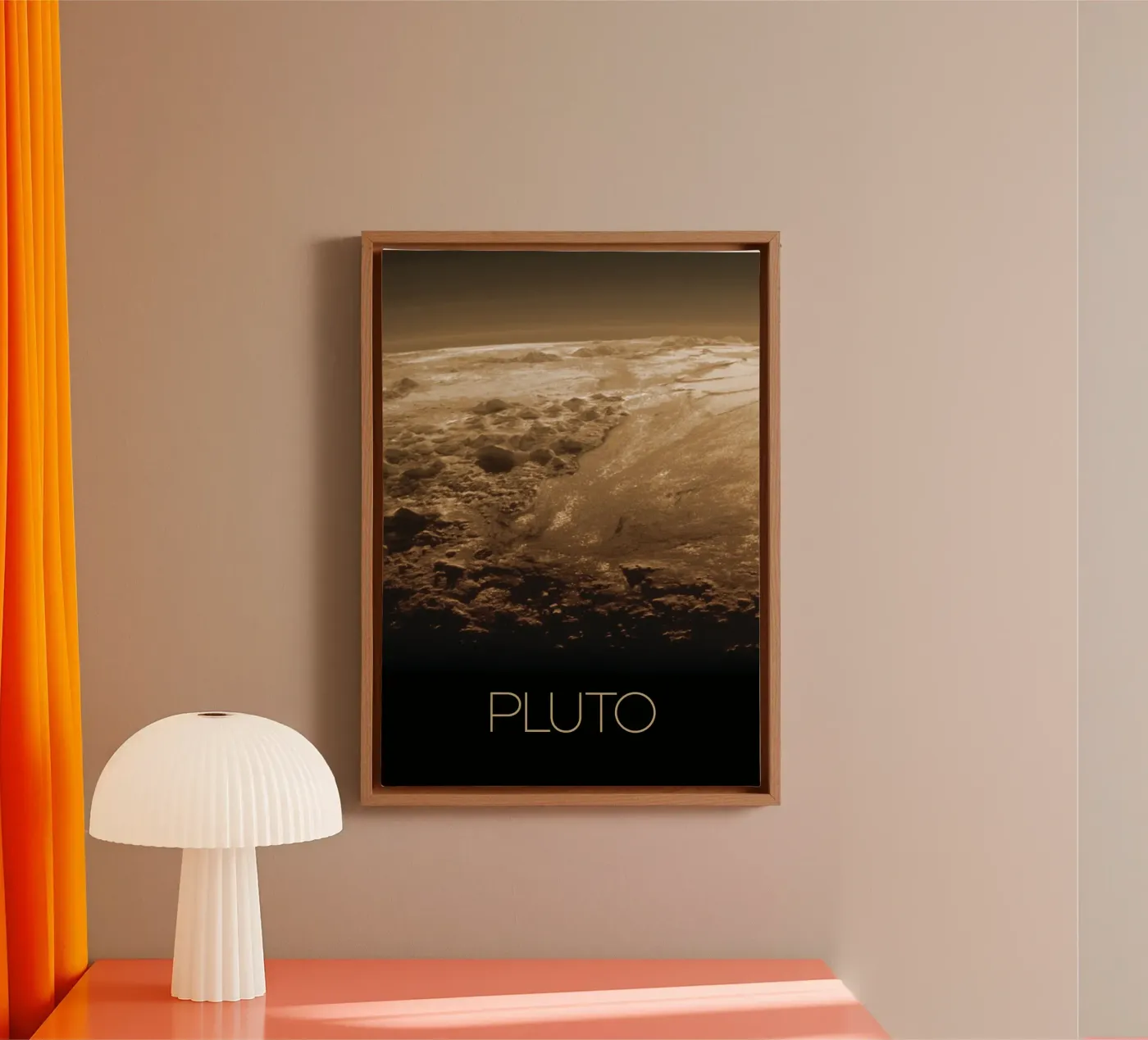 NASA Pluto Poster tela da 🎁 NOBELART