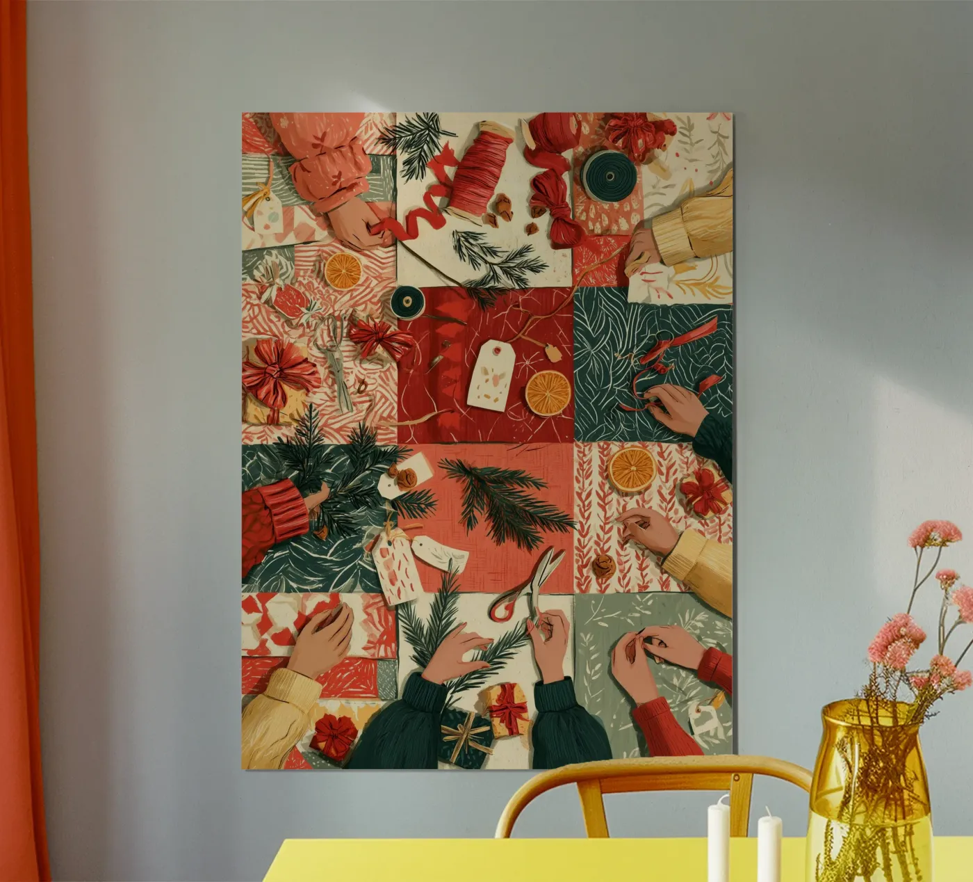 Gift Wrapping poster by Bloomtheory
