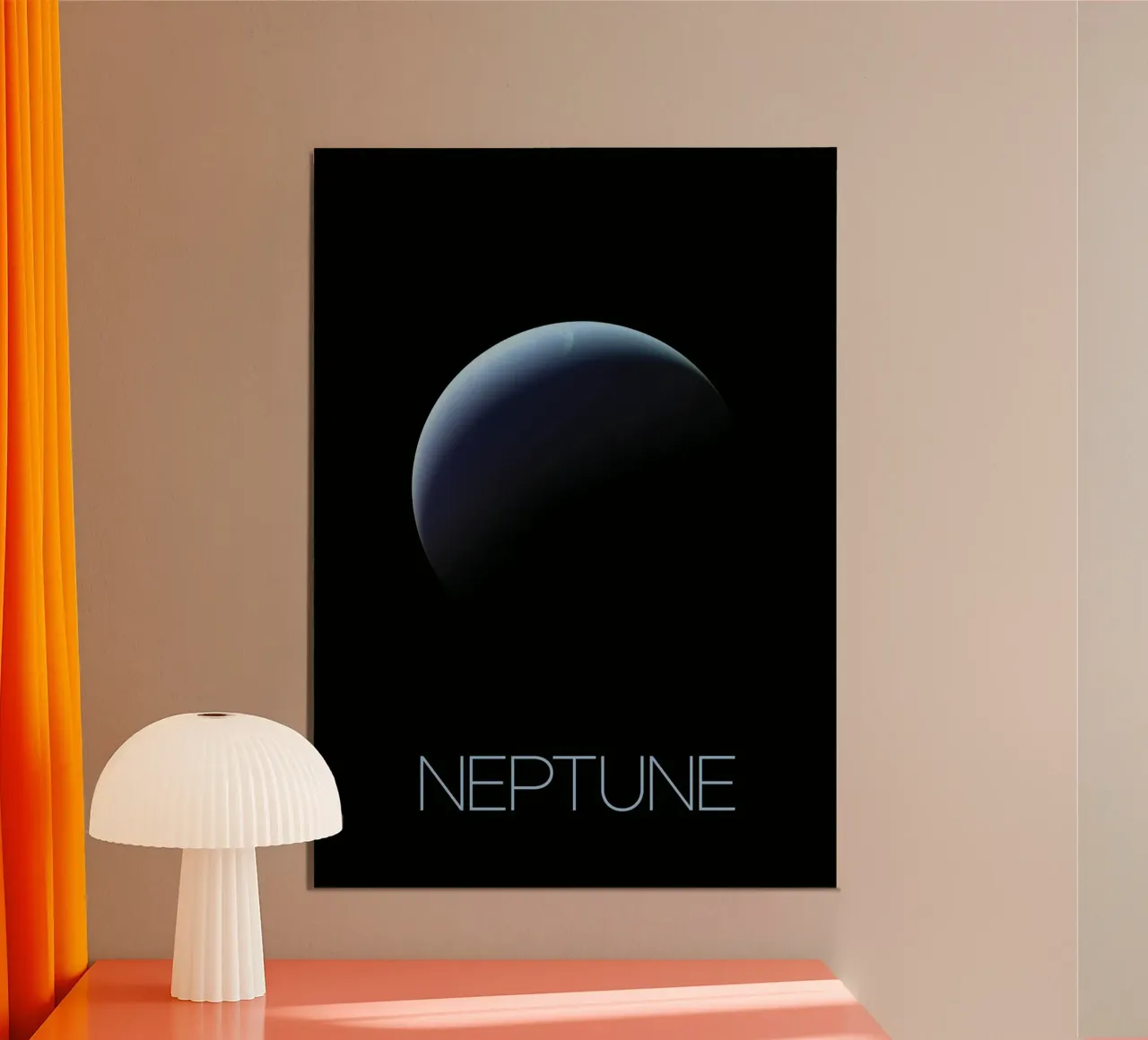 Poster della NASA su Nettuno poster con telaio in plastica da 🎁 ARTVI-SHOP