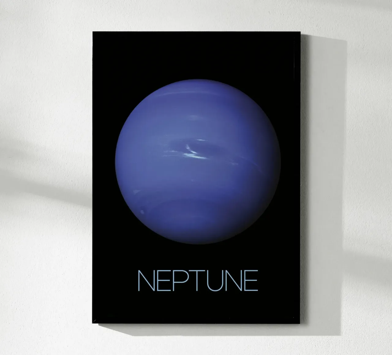Poster della NASA su Nettuno poster con telaio in alluminio da 🎁 ARTVI-SHOP