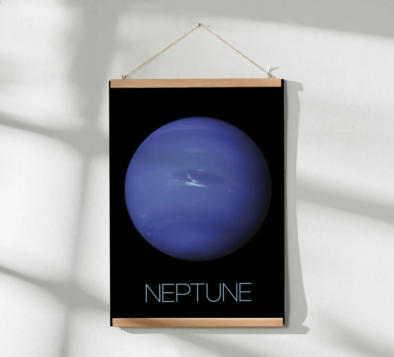 Poster della NASA su Nettuno poster con telaio in alluminio da 🎁 ARTVI-SHOP