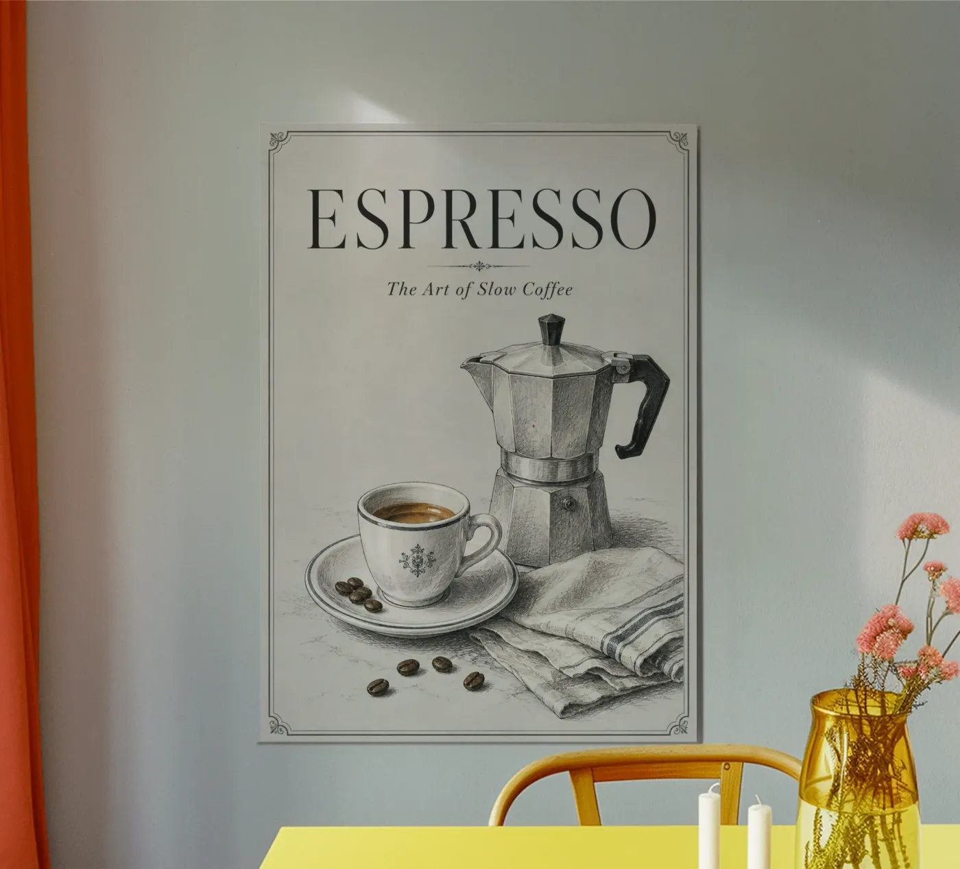 Espresso Poster von Artsy Poster