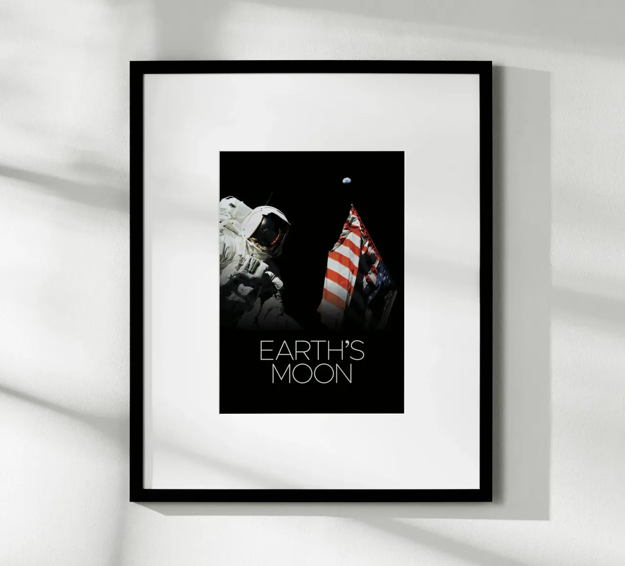 Póster de un astronauta de la NASA en la Luna poster de 🎁 ARTVI-SHOP
