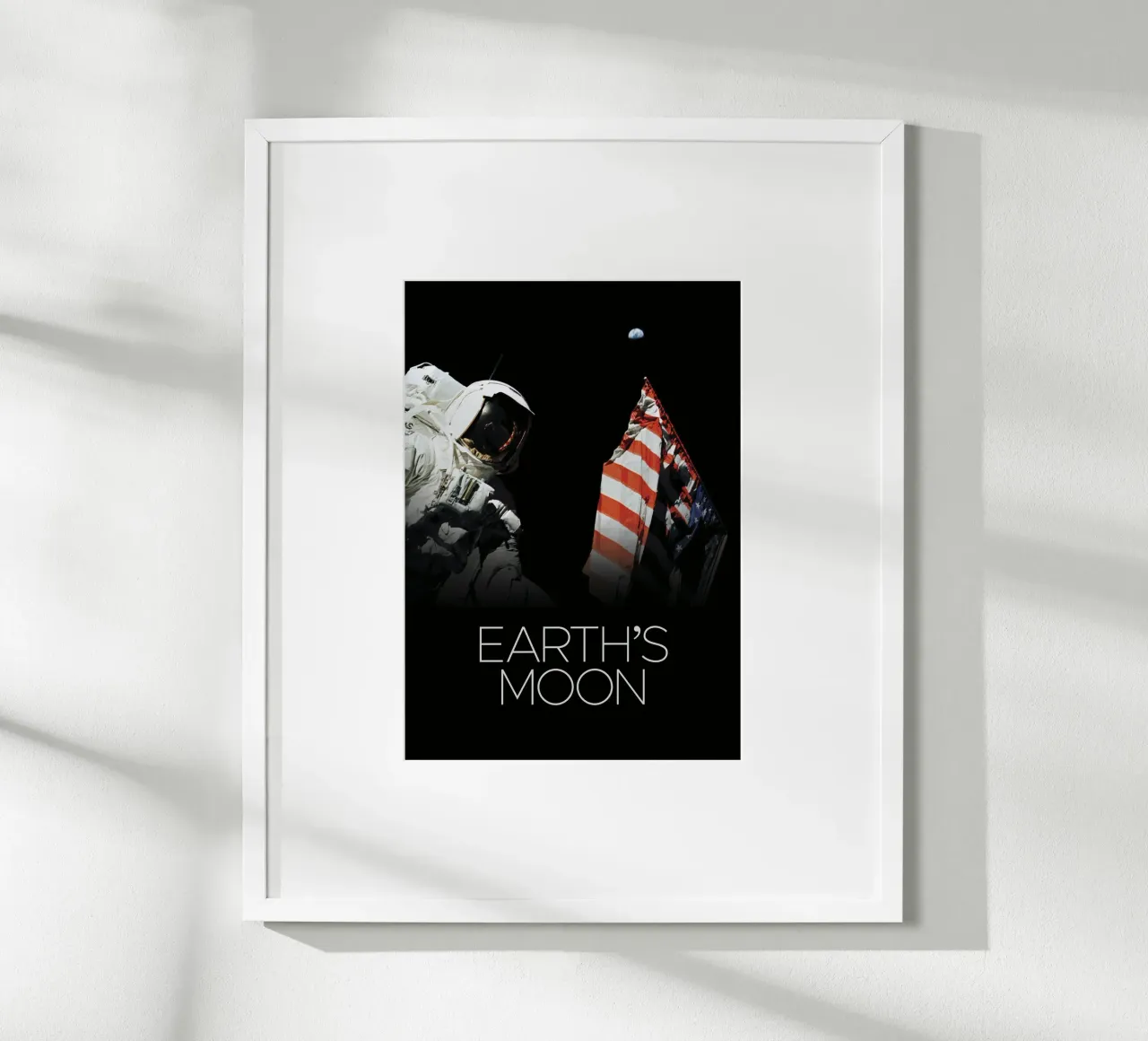 Póster de un astronauta de la NASA en la Luna poster de 🎁 ARTVI-SHOP