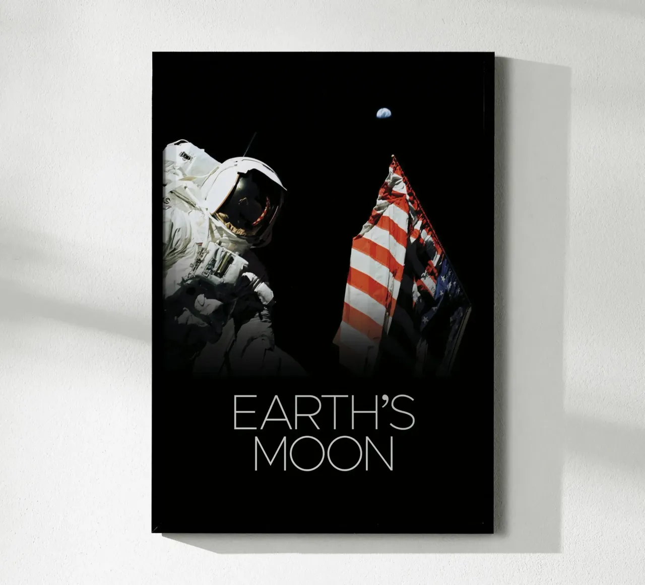 Póster de un astronauta de la NASA en la Luna poster de 🎁 ARTVI-SHOP