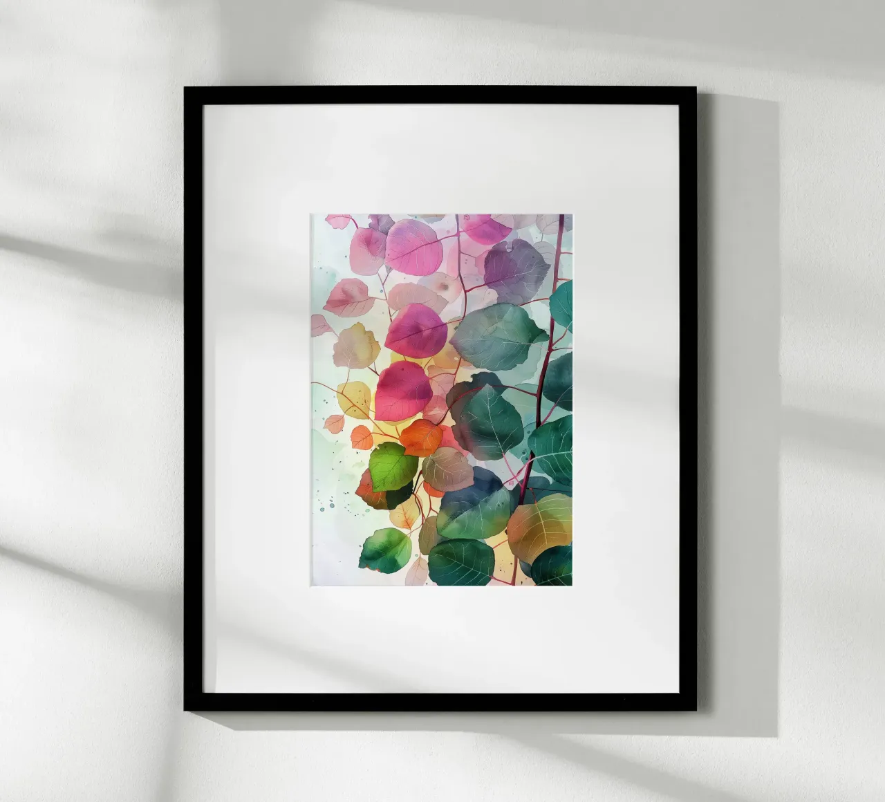 Colori botanici foglie arte della natura poster da Justyna Jaszke JBJart