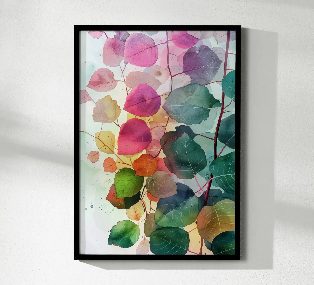 Colori botanici foglie arte della natura poster da Justyna Jaszke JBJart
