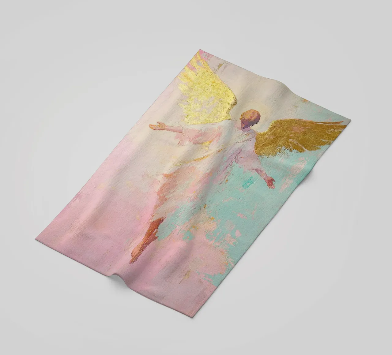 Luce di pace telo mare da Nikis Art Studio