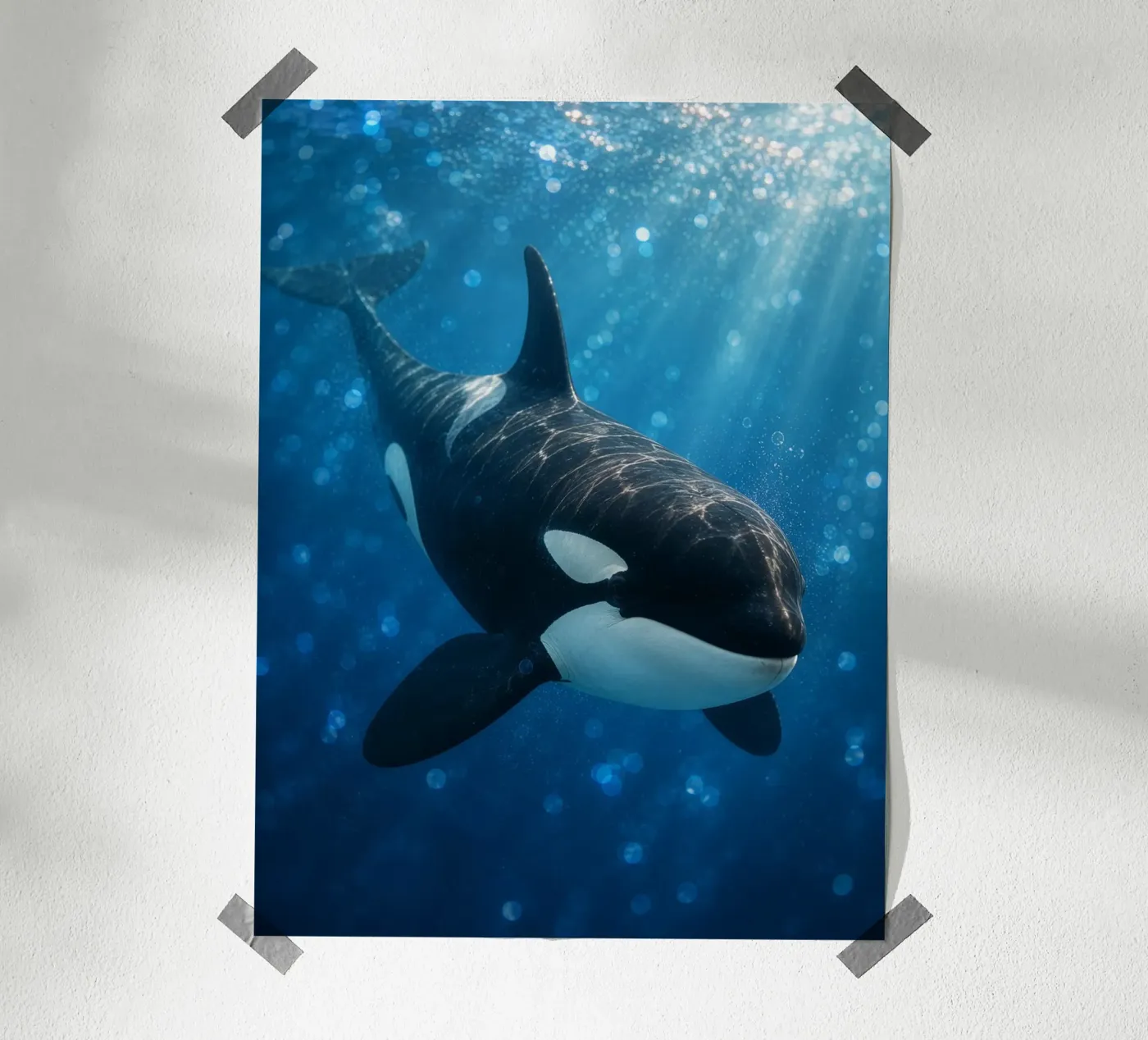 🐋 Orca Poster von Trinkets NL Design Studio