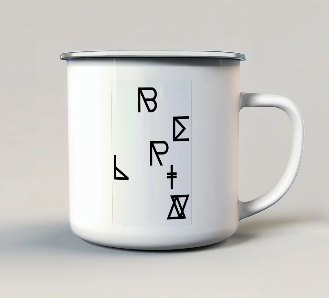 Berlin tazza in smalto da Studio Nahili