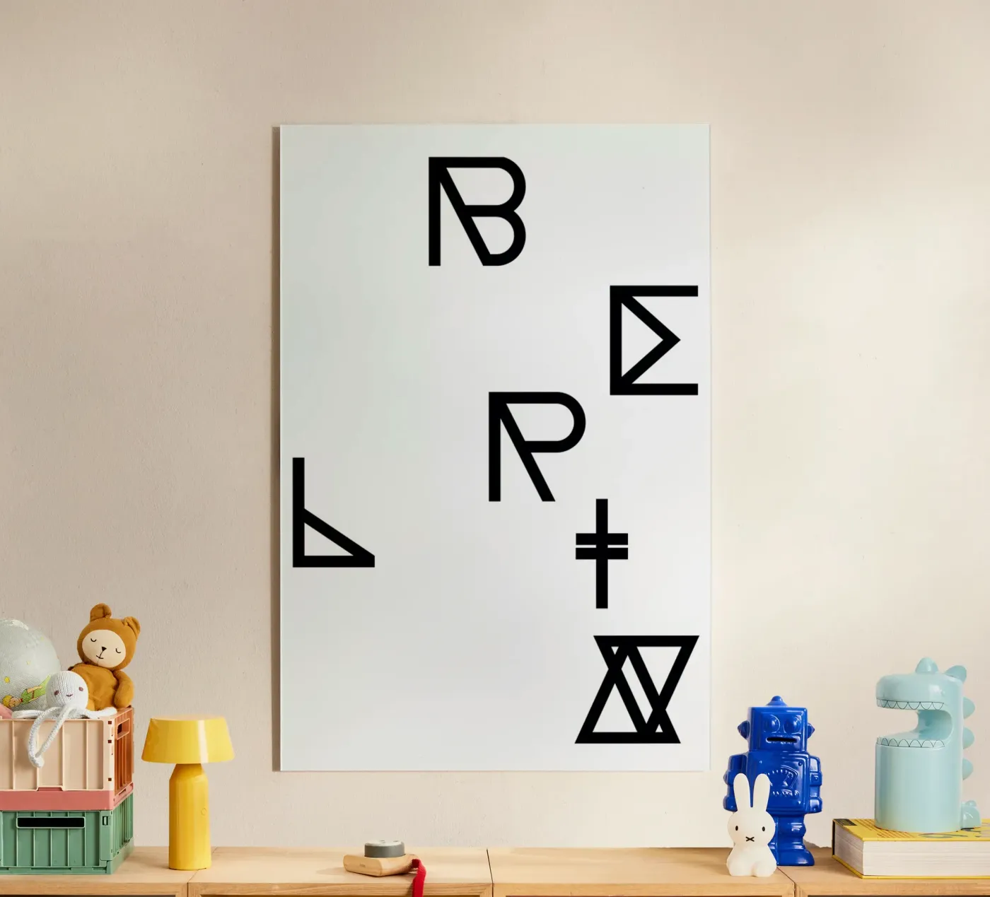 Berlin acrylic glass by Studio Nahili