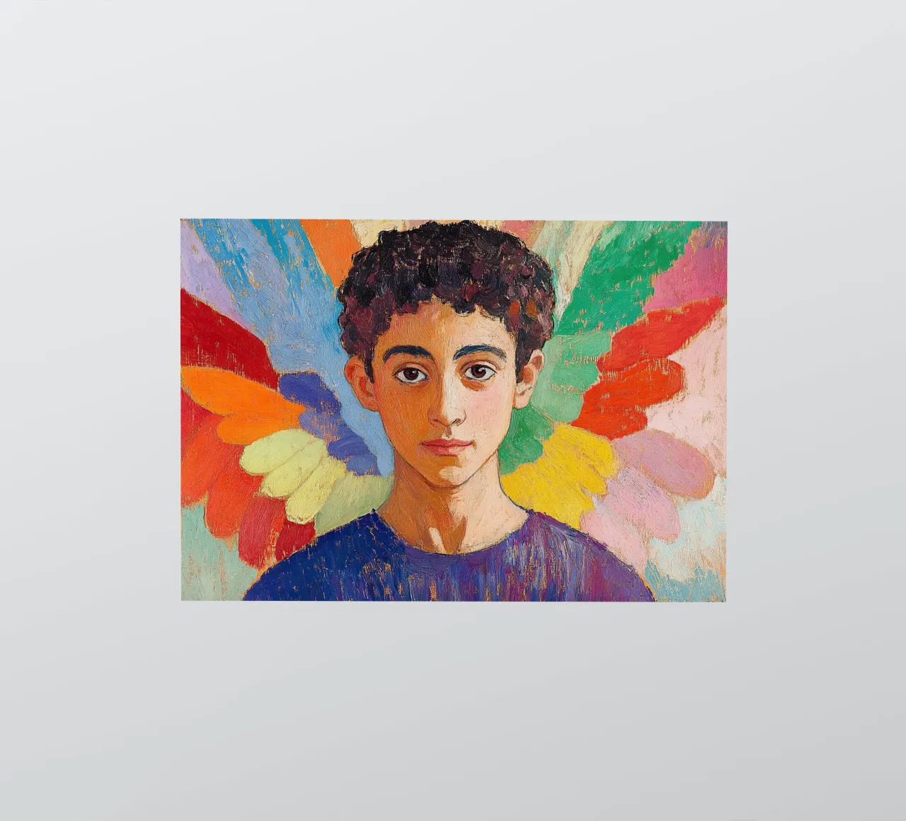 Angelo Arcangelo Fede Speranza Pace Amore adesivo da Nikis Art Studio