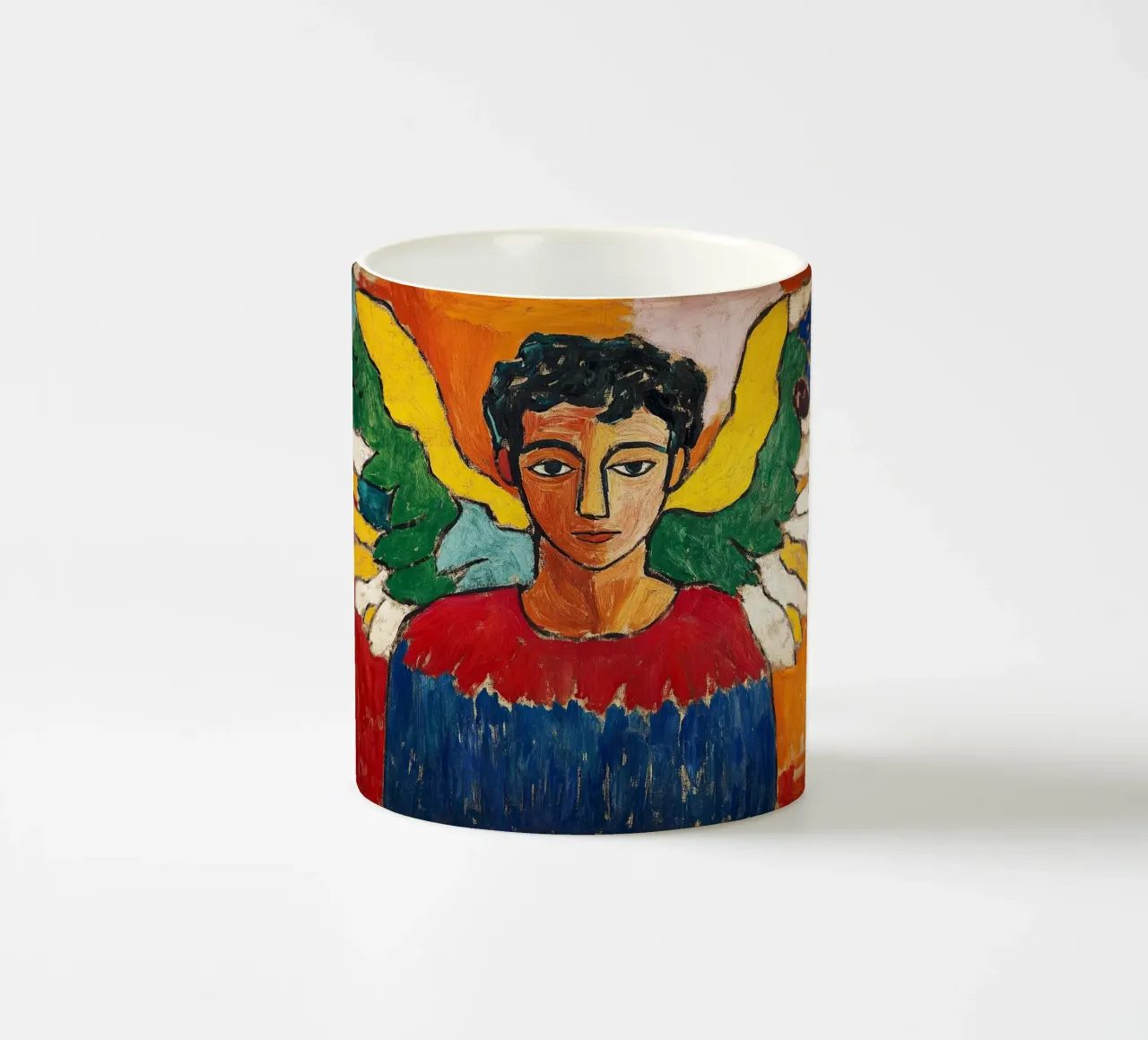 Angelo Arcangelo Fede Speranza Pace Amore tazza in ceramica da Nikis Art Studio