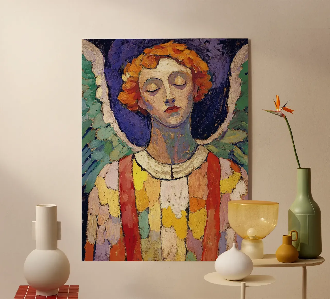Angelo Arcangelo Fede Speranza Pace Amore plexiglass da Nikis Art Studio