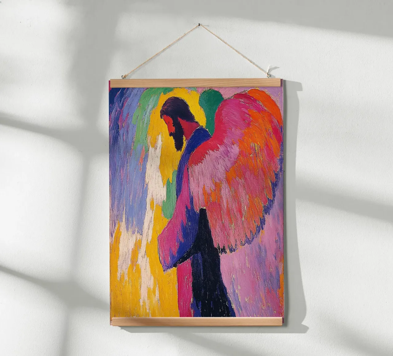 Angelo Arcangelo Fede Speranza Pace Amore carta hahnemühle da Nikis Art Studio