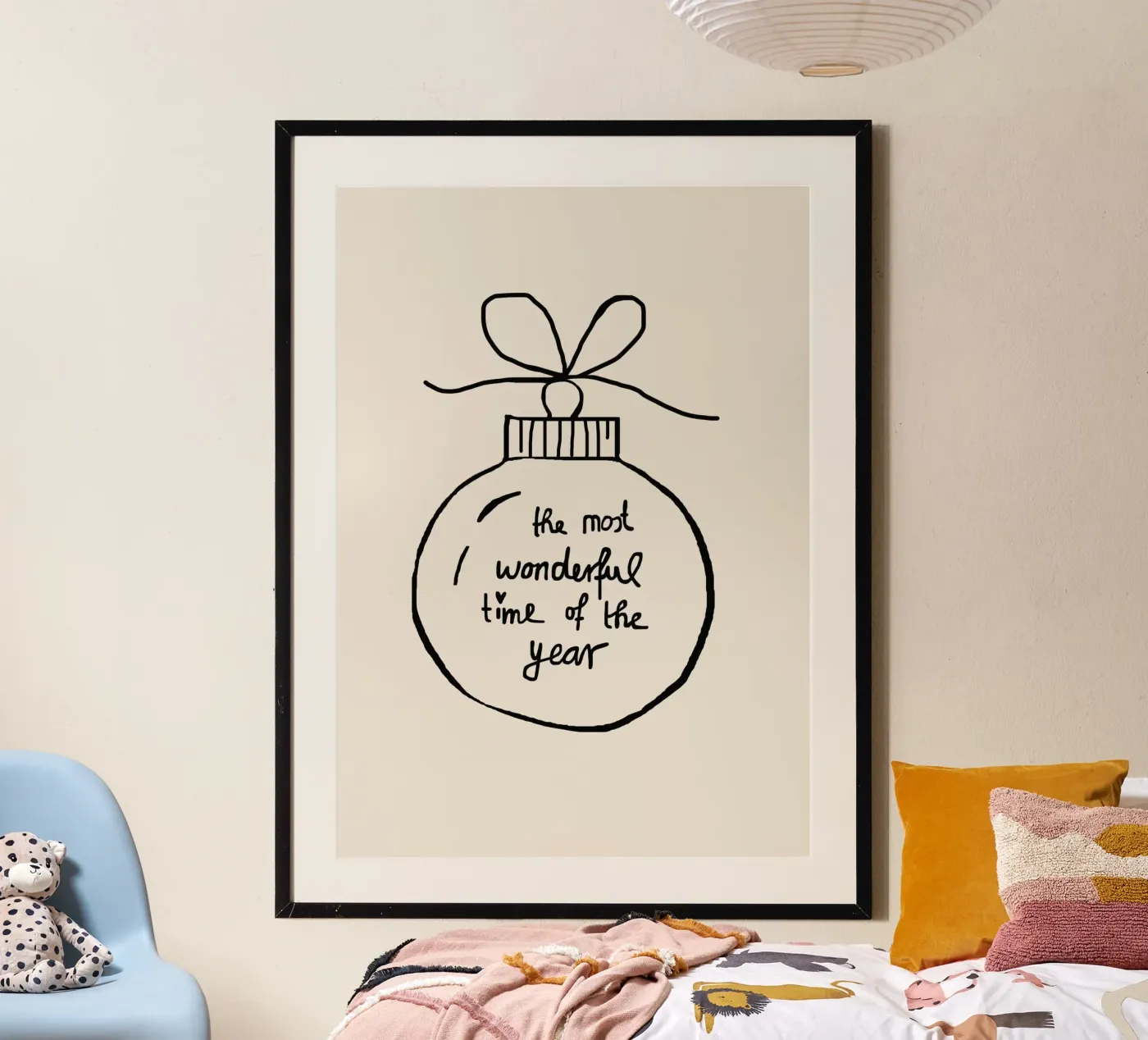 weihnachtskugel Poster von SanniBee.