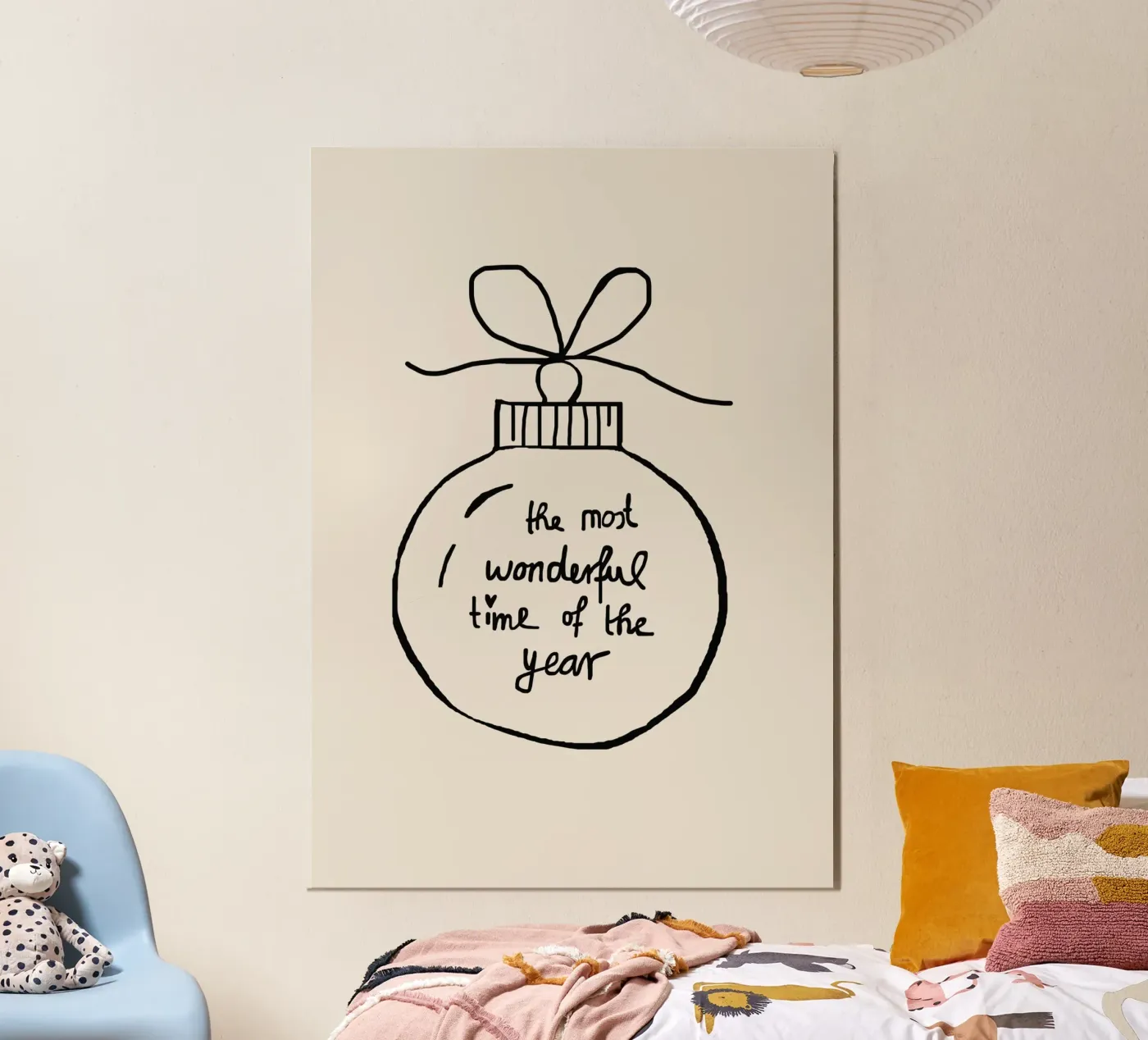 weihnachtskugel Poster von SanniBee.