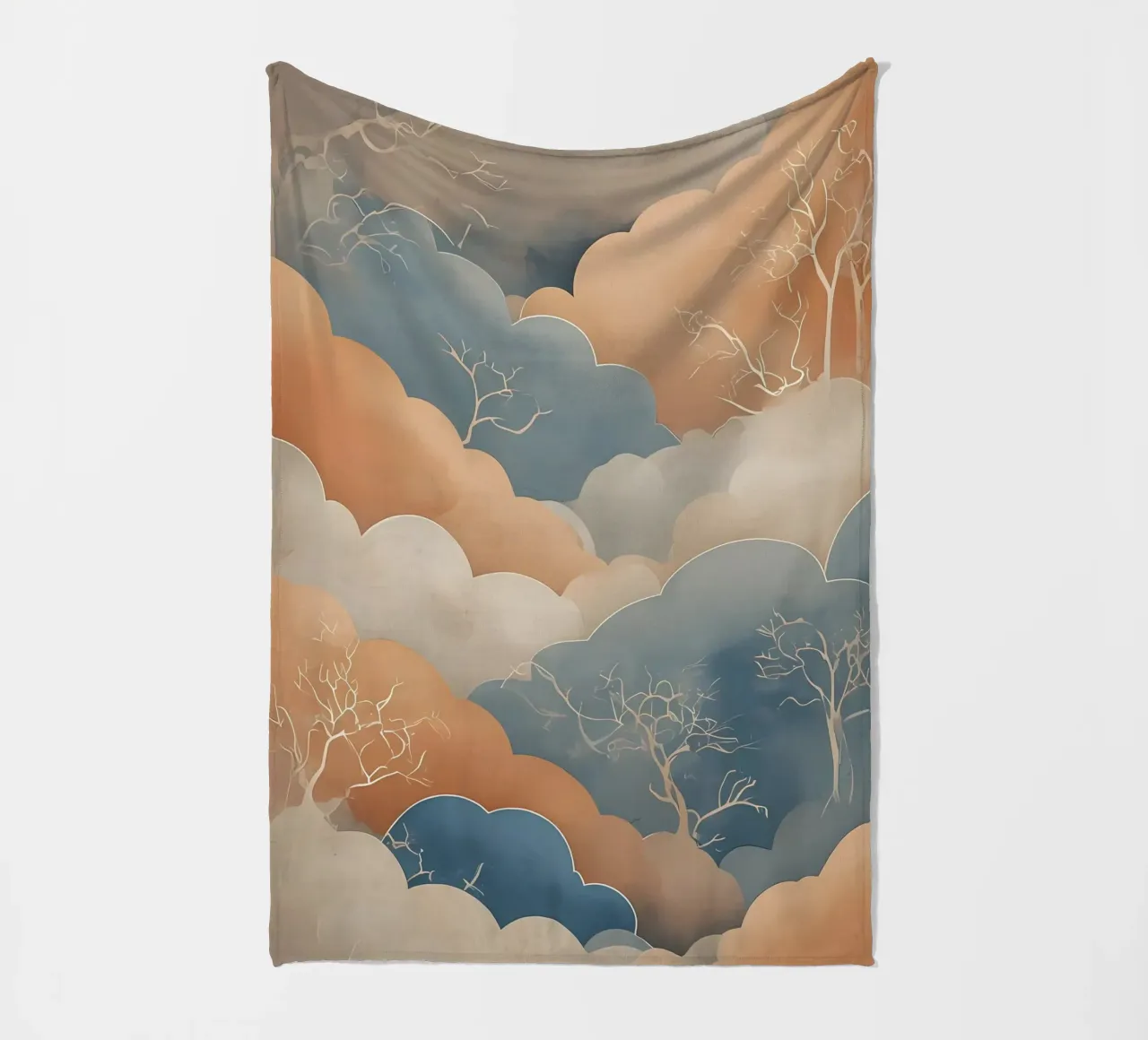 Orizzonti tranquilli coperta in pile da Artistic-shop