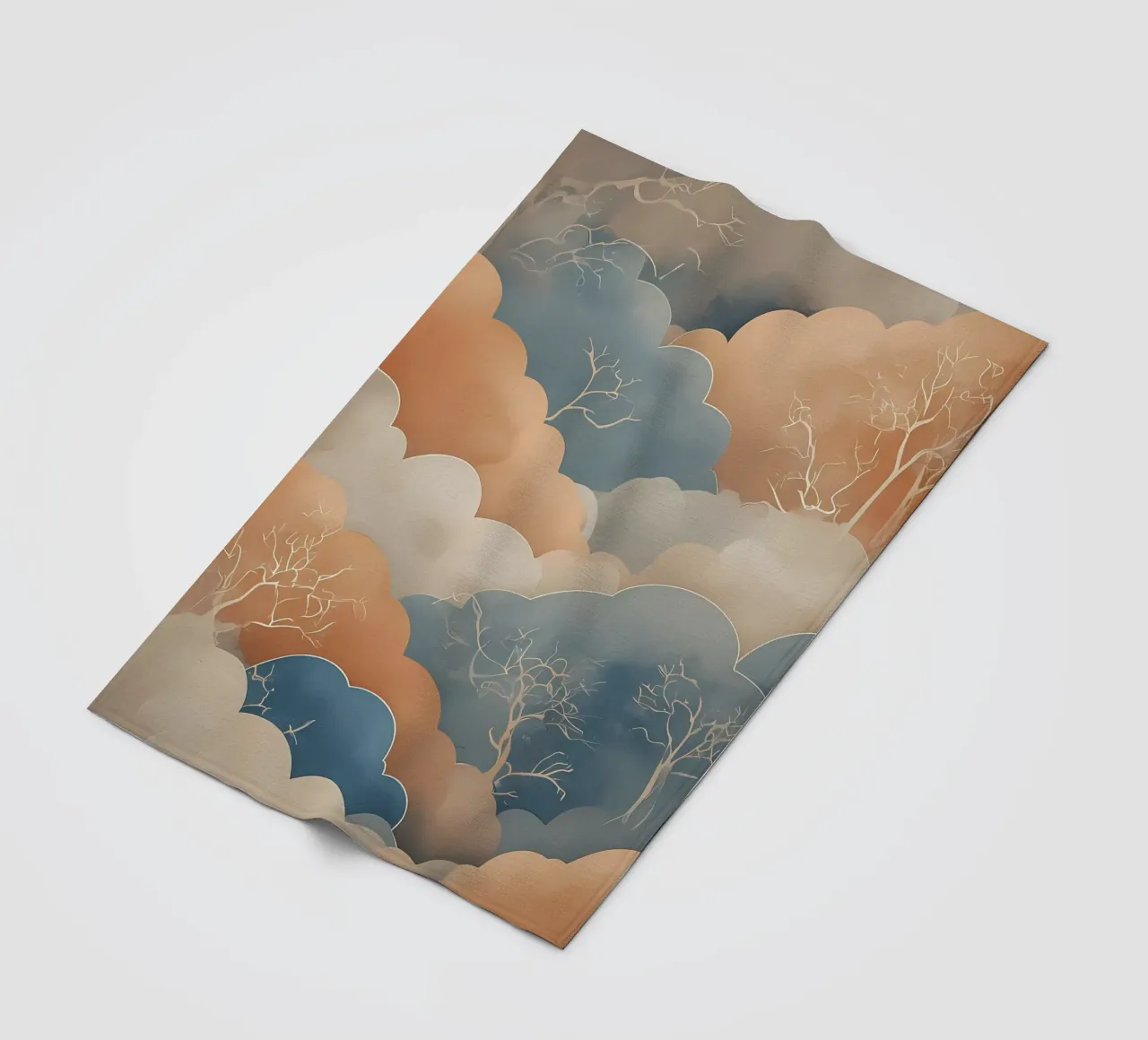 Orizzonti tranquilli coperta in pile da Artistic-shop