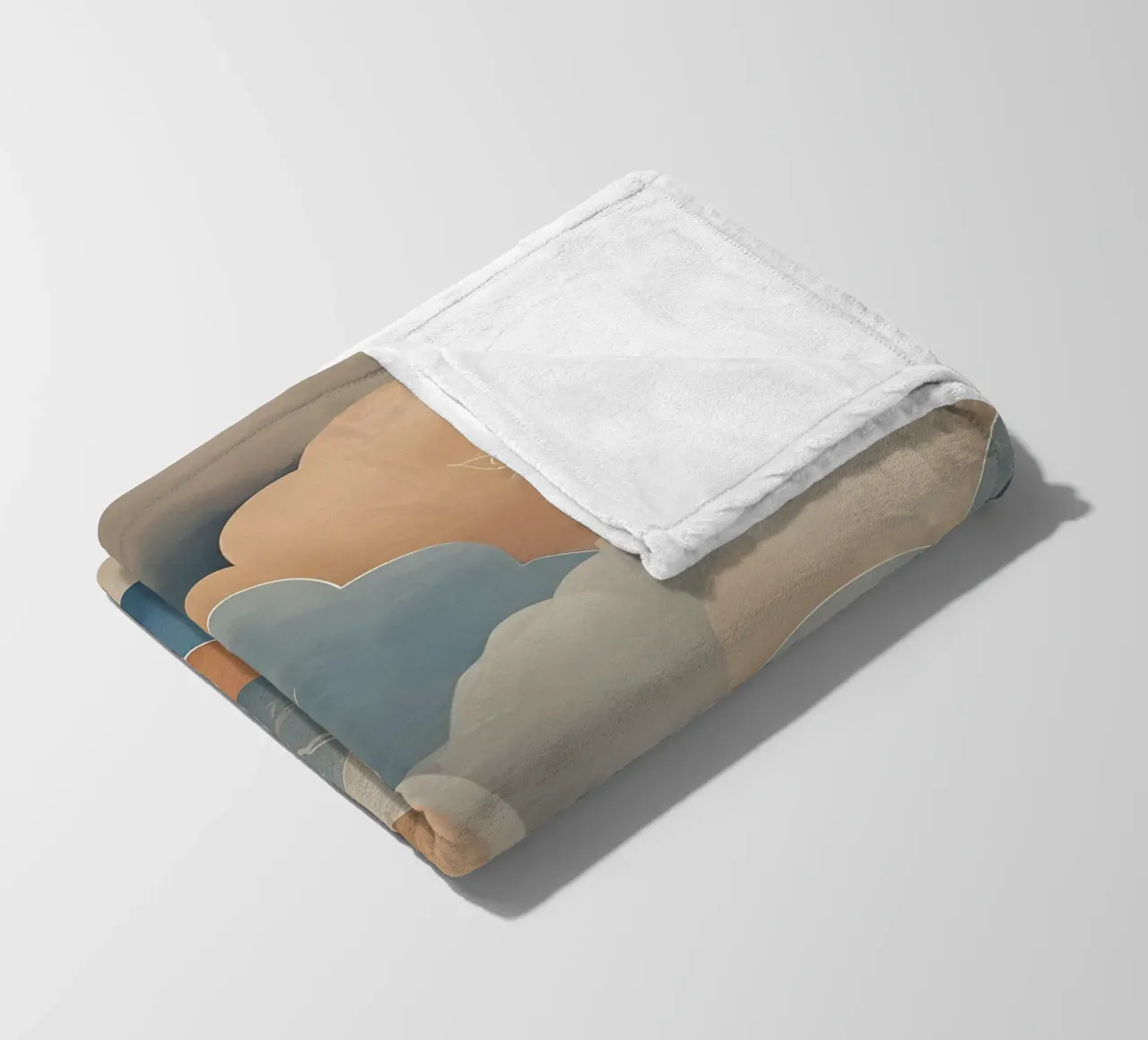 Orizzonti tranquilli coperta in pile da Artistic-shop