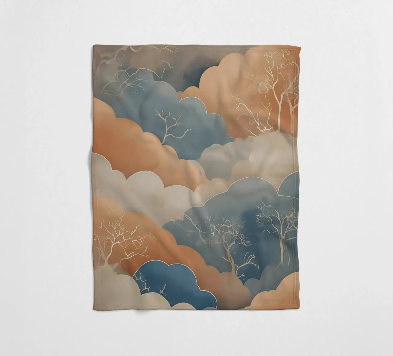Orizzonti tranquilli coperta in pile da Artistic-shop