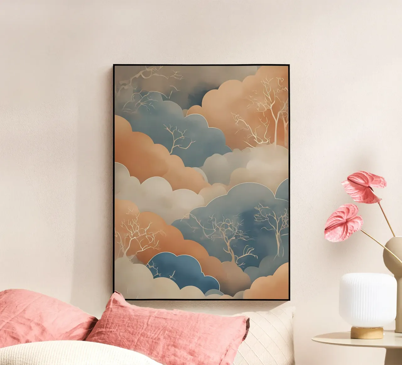 Rustige horizonten acryl van Artistic-shop