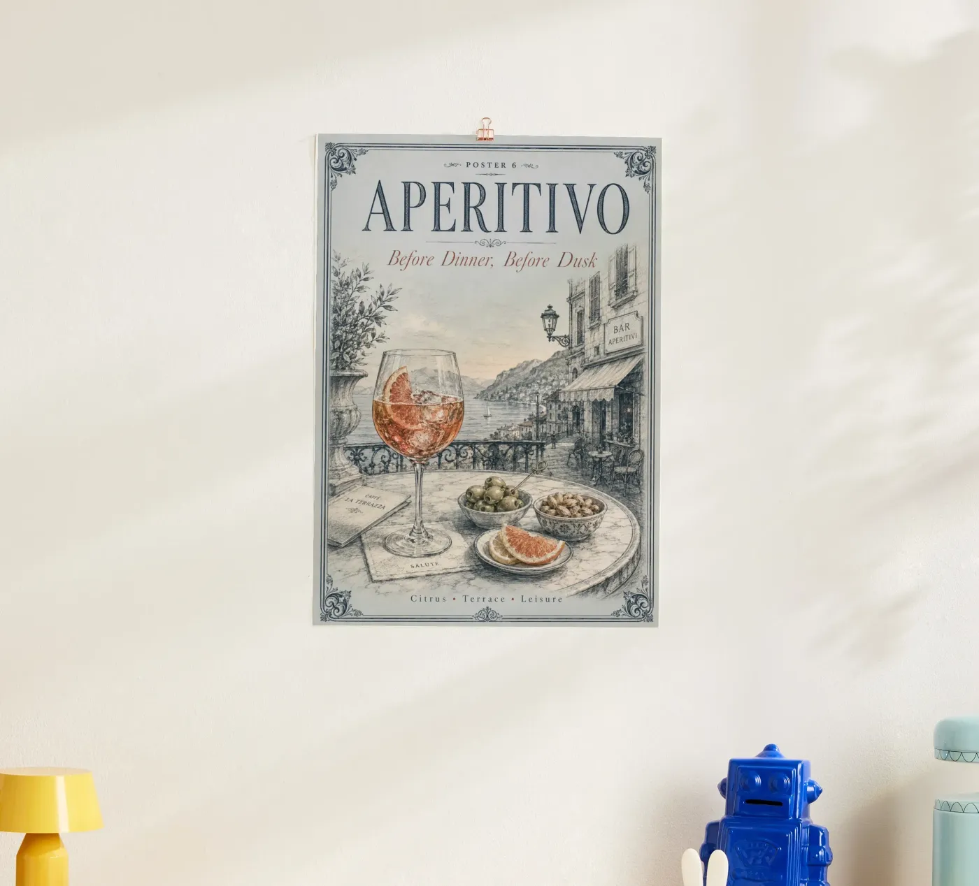 Aperitif poster by Artsy Poster