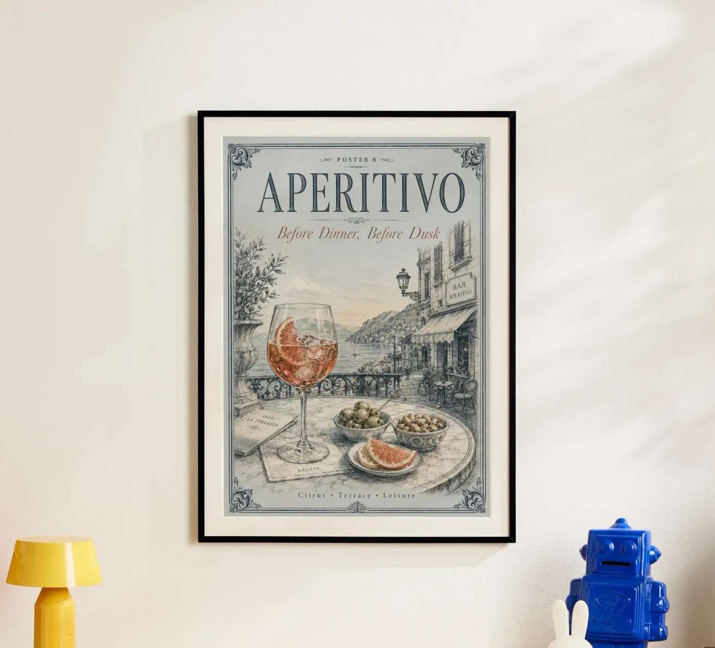 Aperitif poster by Artsy Poster
