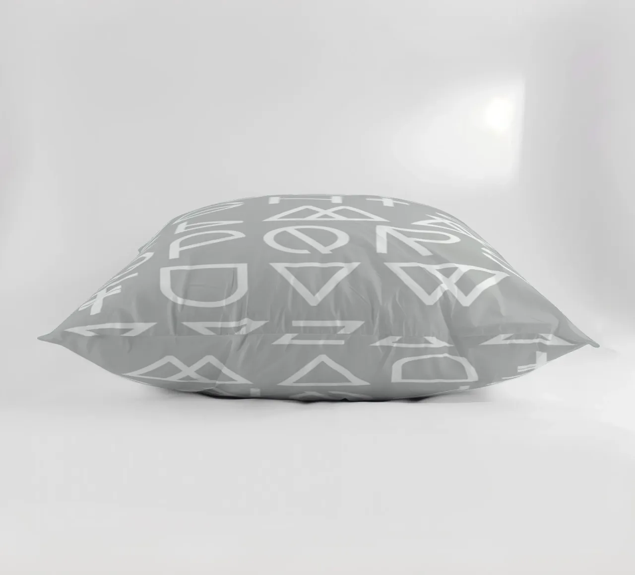 Geometrical ABC - grey cuscino da Studio Nahili