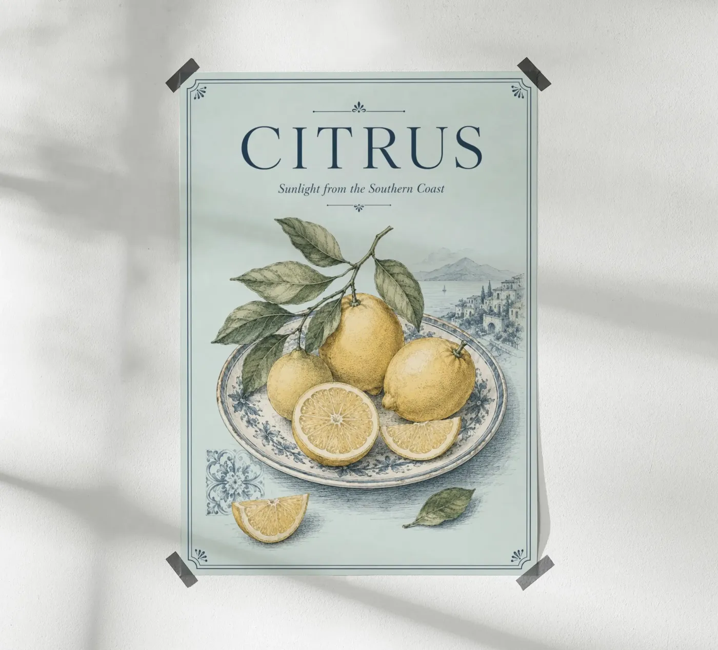 Agrumes poster de Artsy Poster