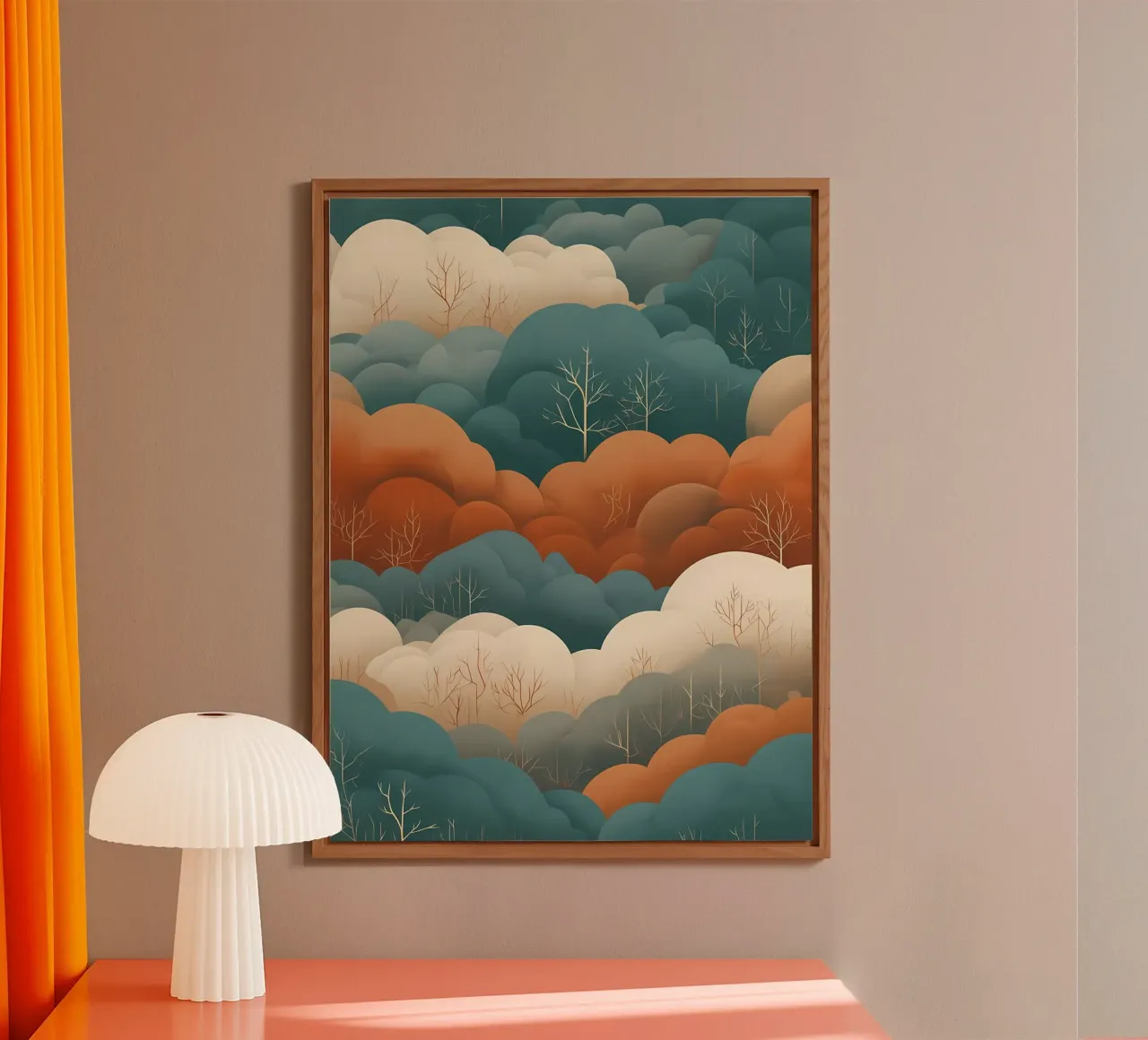 Wavy Woods alu-dibond by Artistic-shop