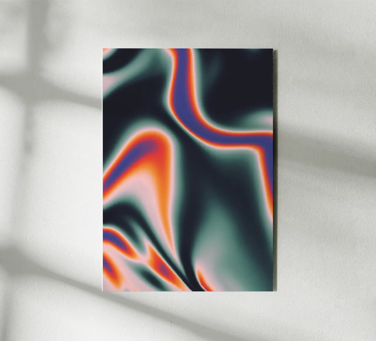 Smooth Acid Waves alluminio dibond da Bytenar
