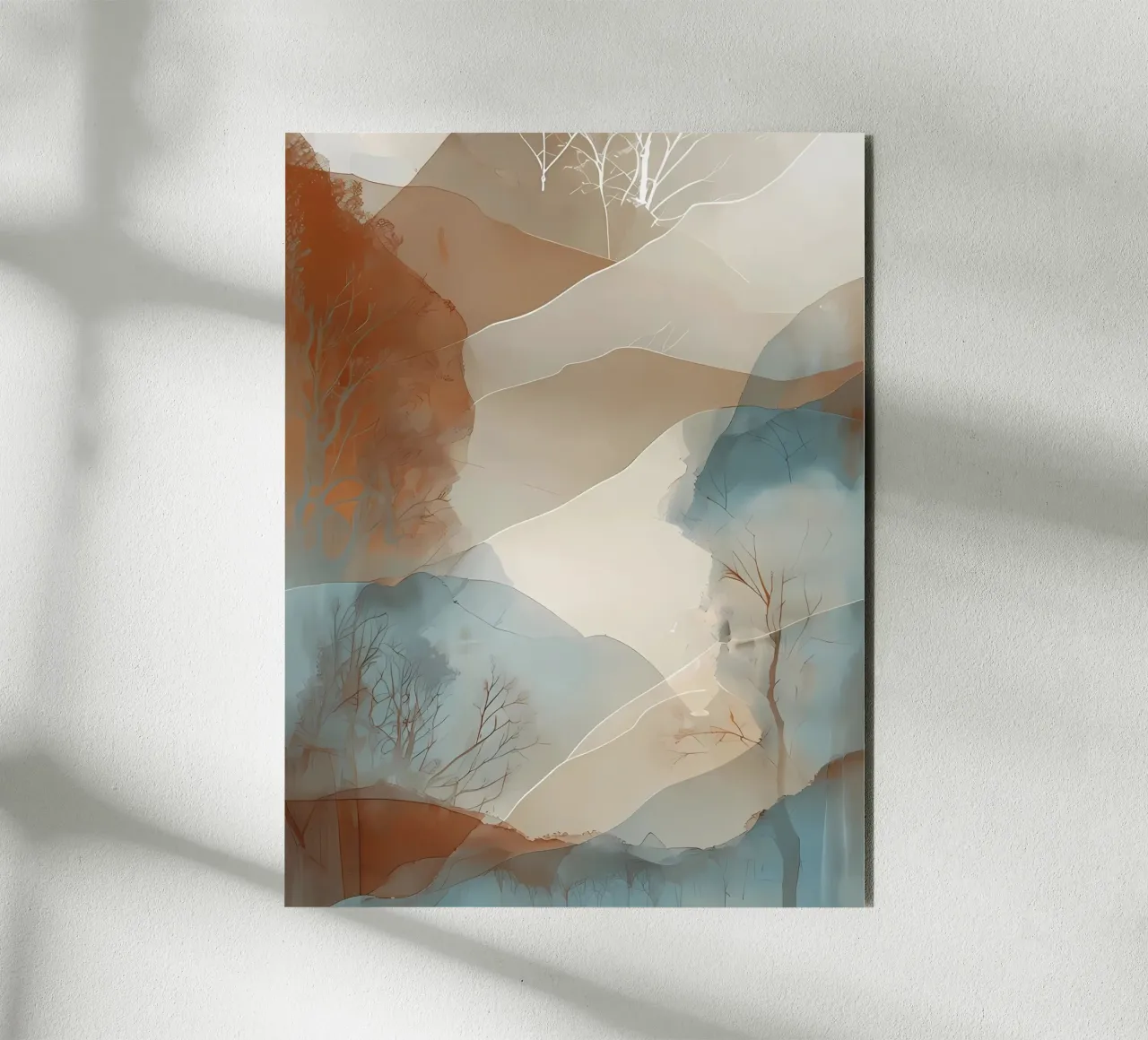 Colline serene alluminio dibond da Artistic-shop