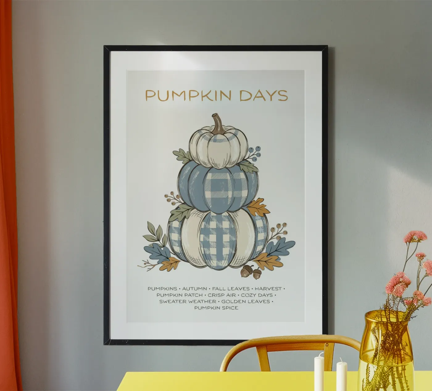 Pumpkin days poster da HolidaysCandyWalls