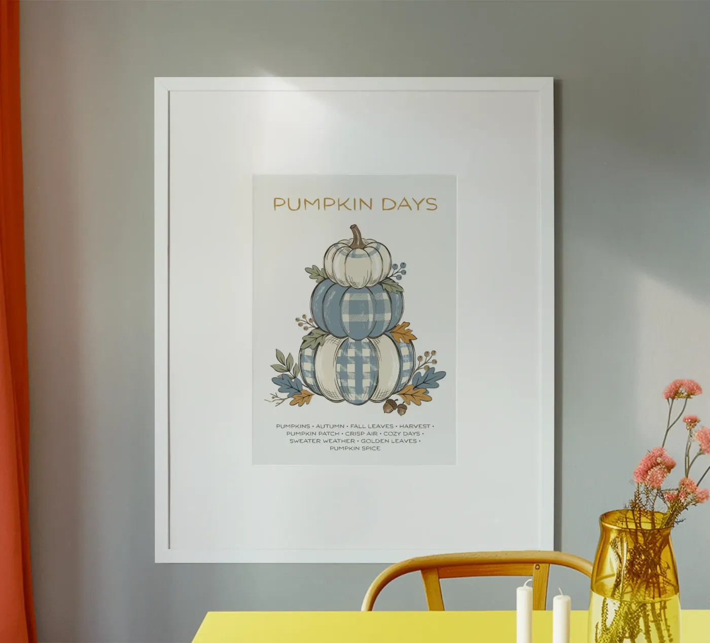 Pumpkin days poster da HolidaysCandyWalls