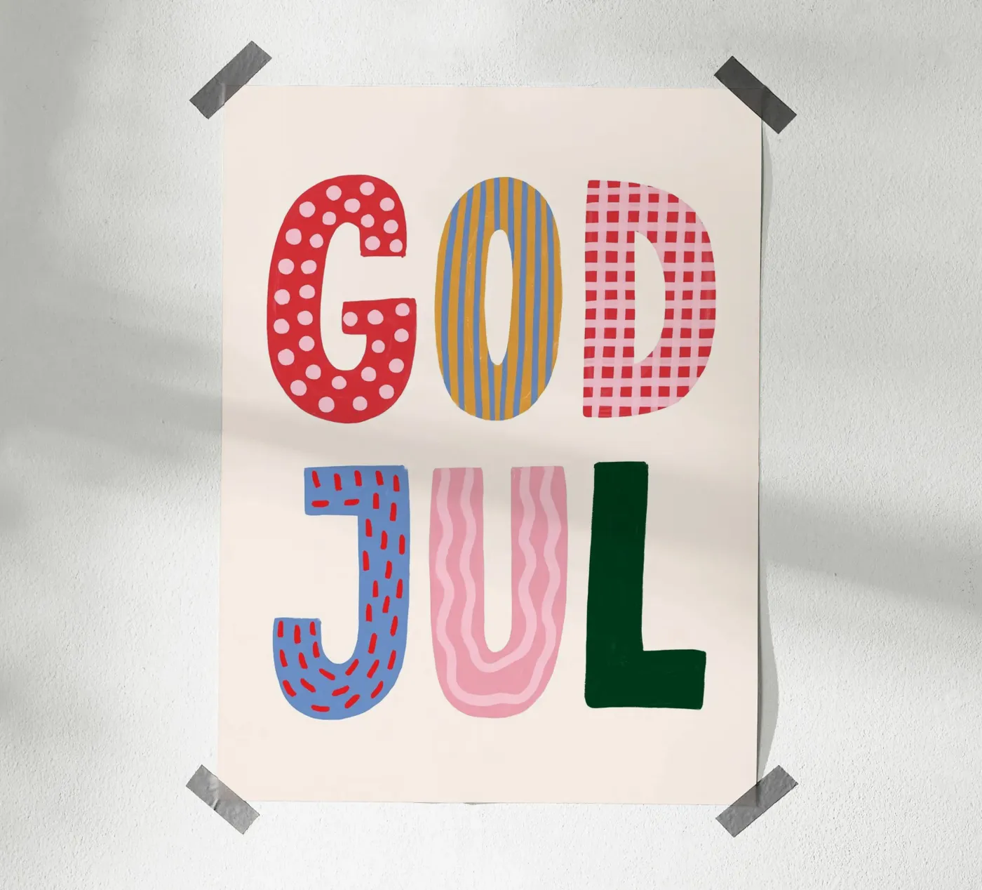 BUON NATALE poster da ALL ABOUT TYPO