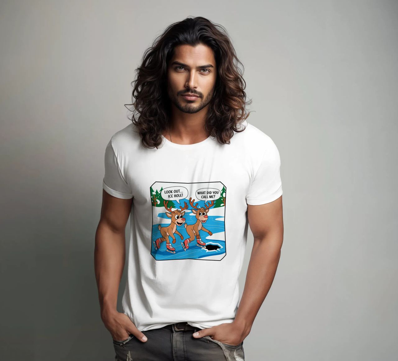 look out..ice hole, what did you call me t-shirt da edsonramosart