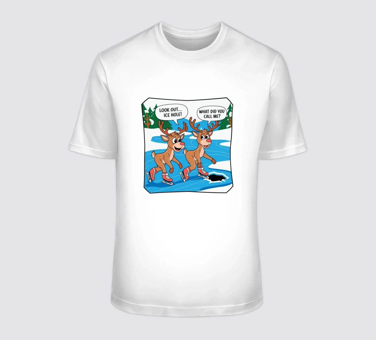 look out..ice hole, what did you call me t-shirt da edsonramosart