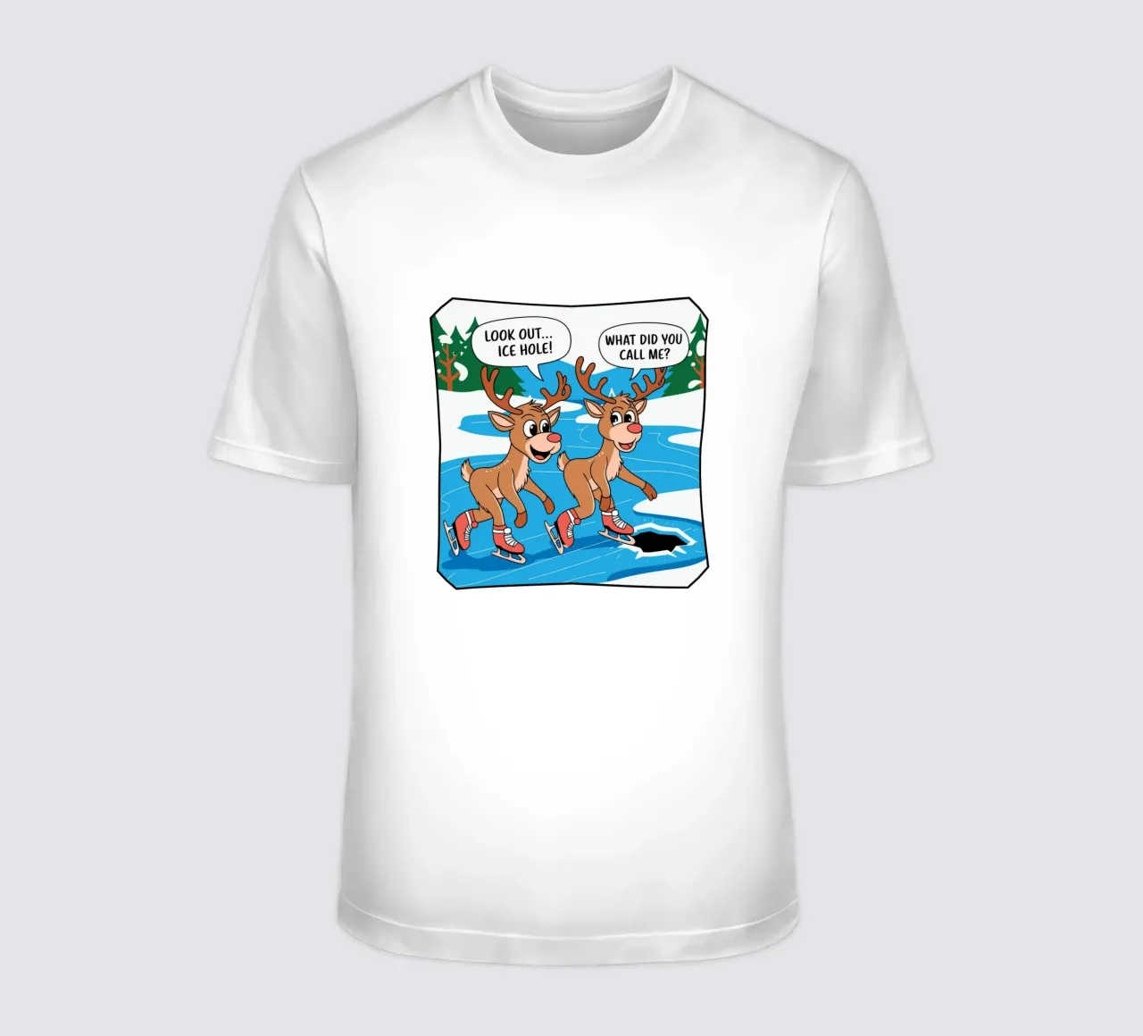 look out..ice hole, what did you call me t-shirt da edsonramosart