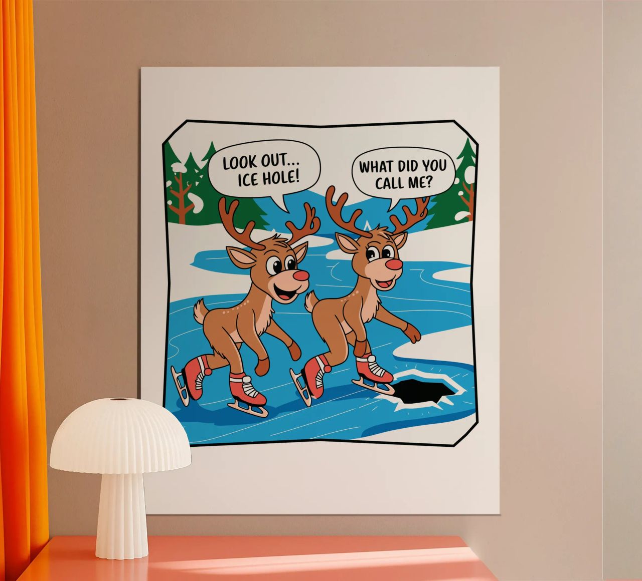 look out..ice hole, what did you call me carta hahnemühle da edsonramosart
