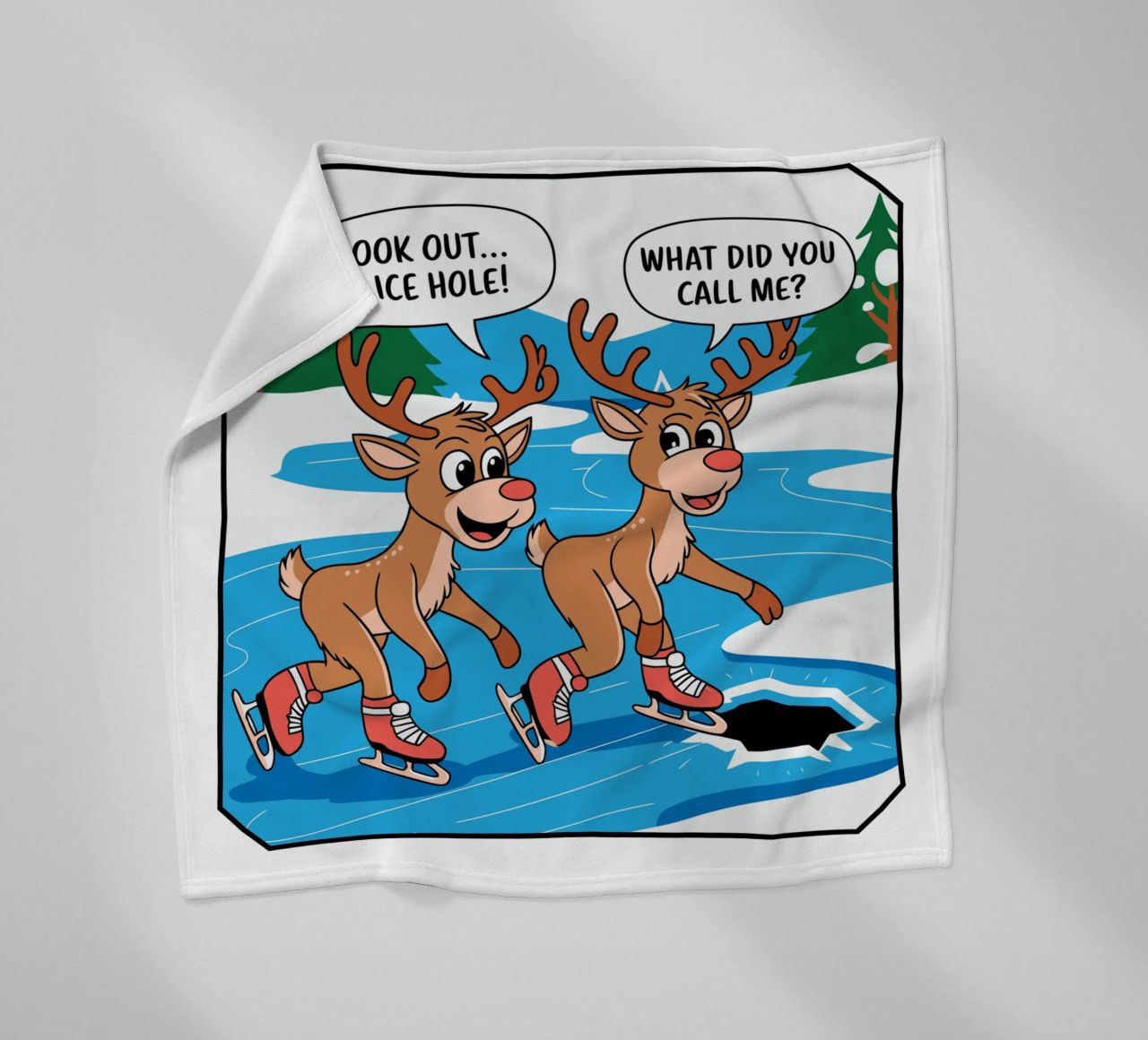 look out..ice hole, what did you call me fleecedeken van edsonramosart