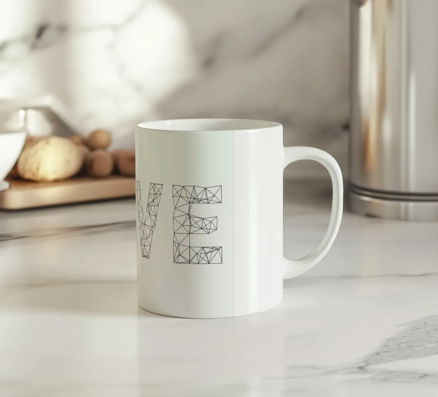 Love ceramic mug by Studio Nahili