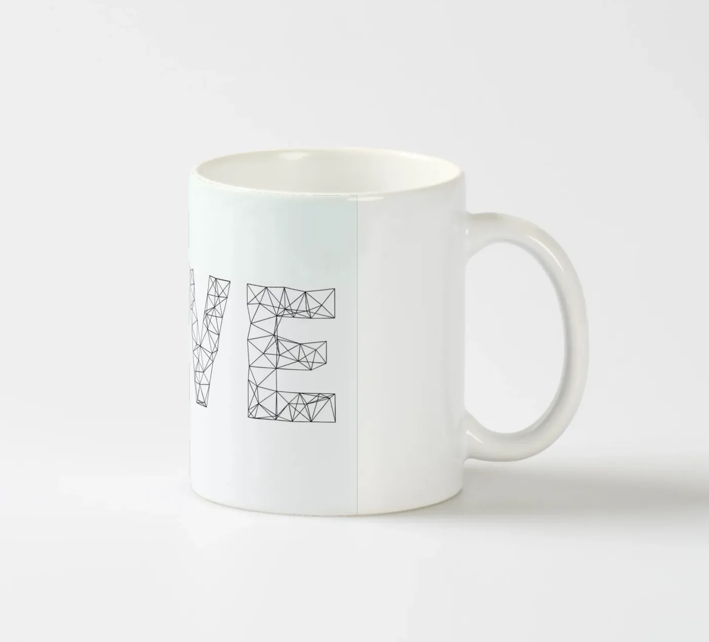 Love ceramic mug by Studio Nahili