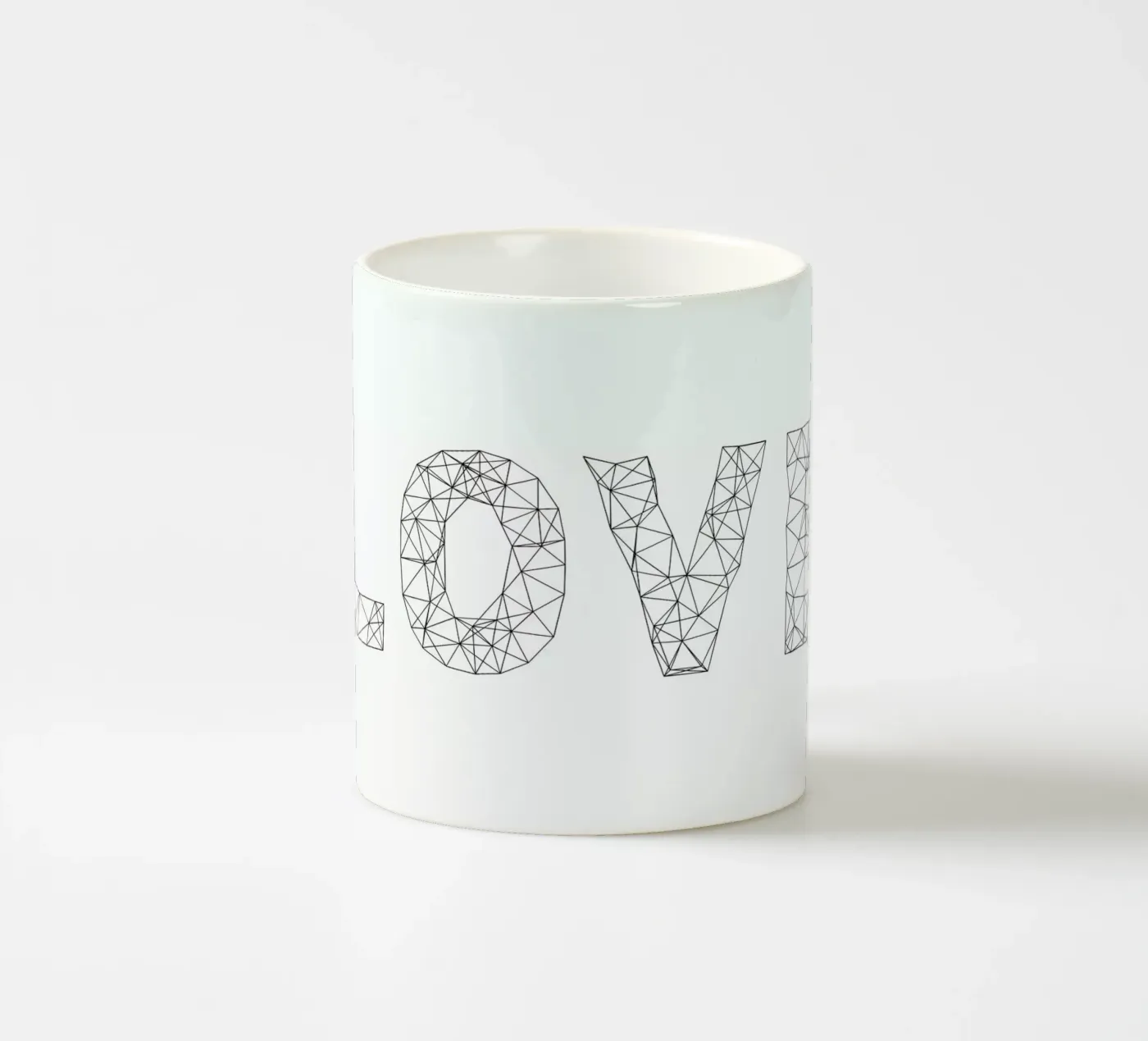 Love ceramic mug by Studio Nahili