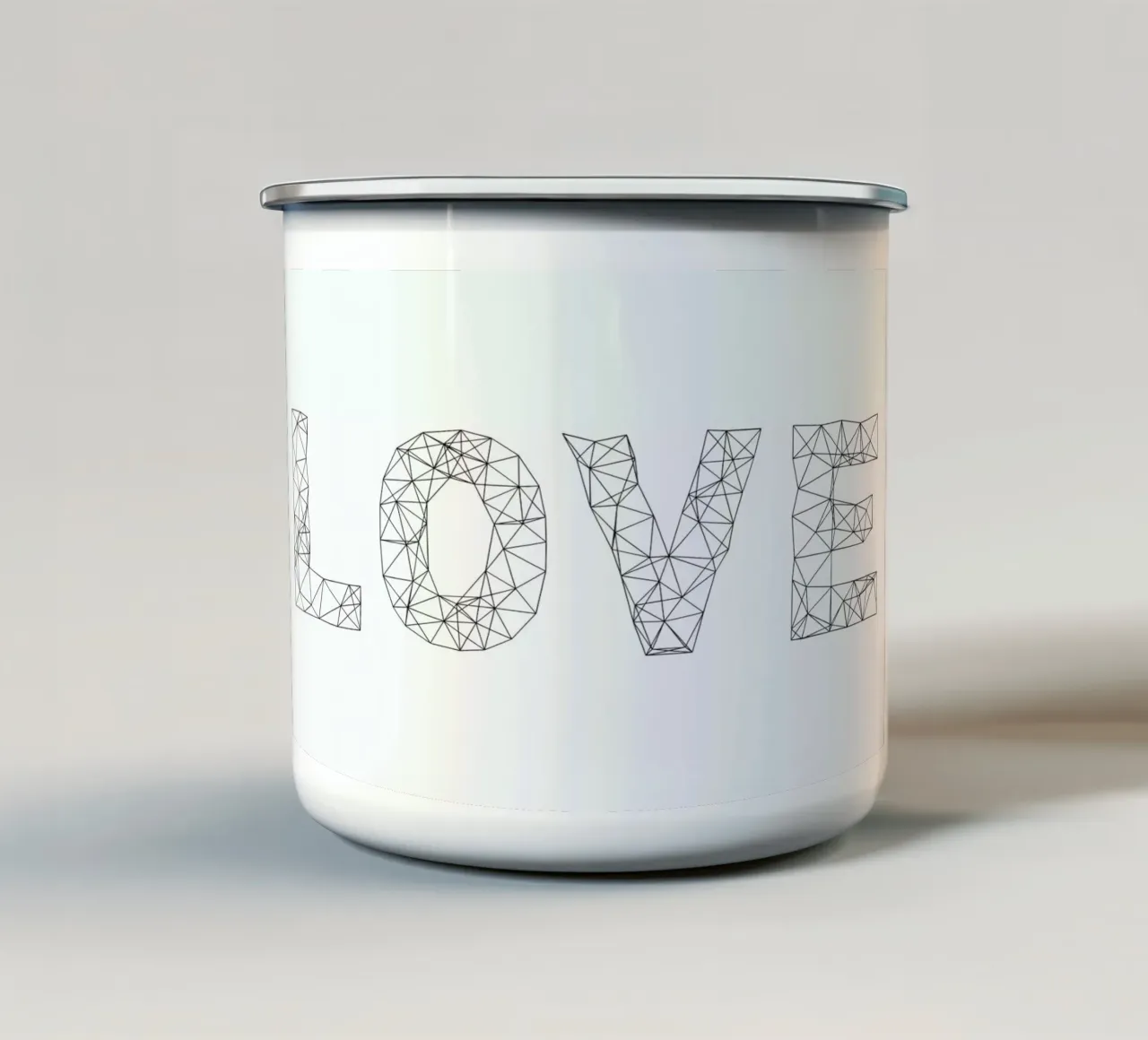 Love tazza in smalto da Studio Nahili