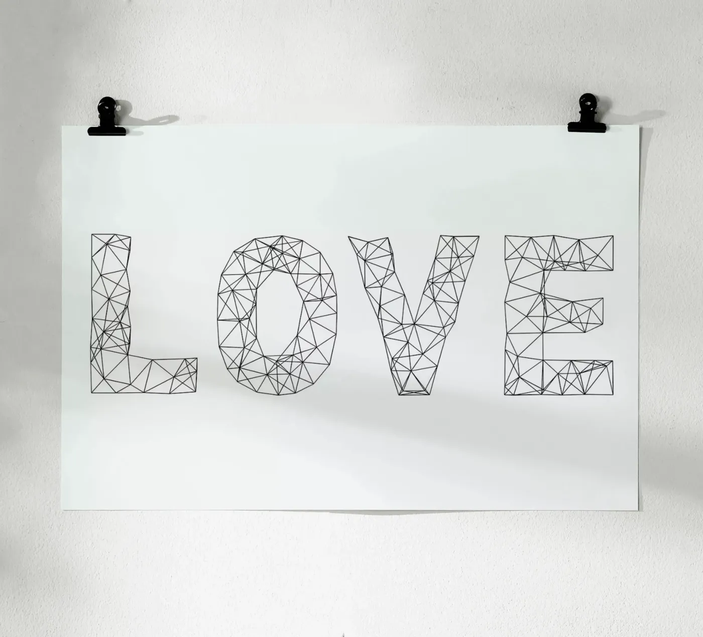 Love poster van Studio Nahili