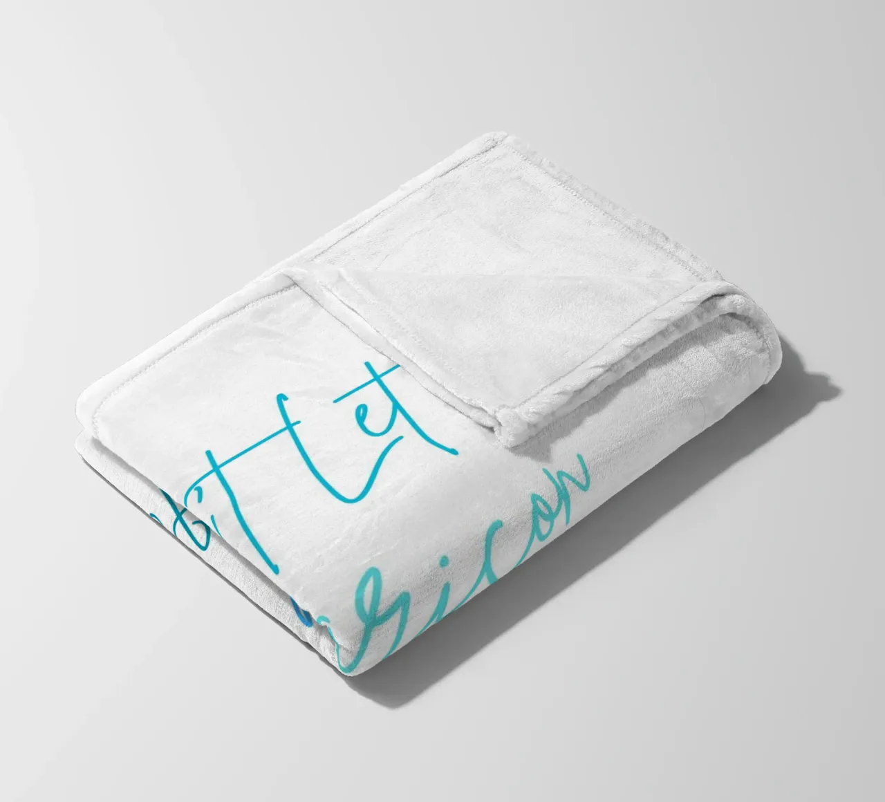 Don't Let Comparison Steal Your Joy - Blue text coperta in pile da FABOArt